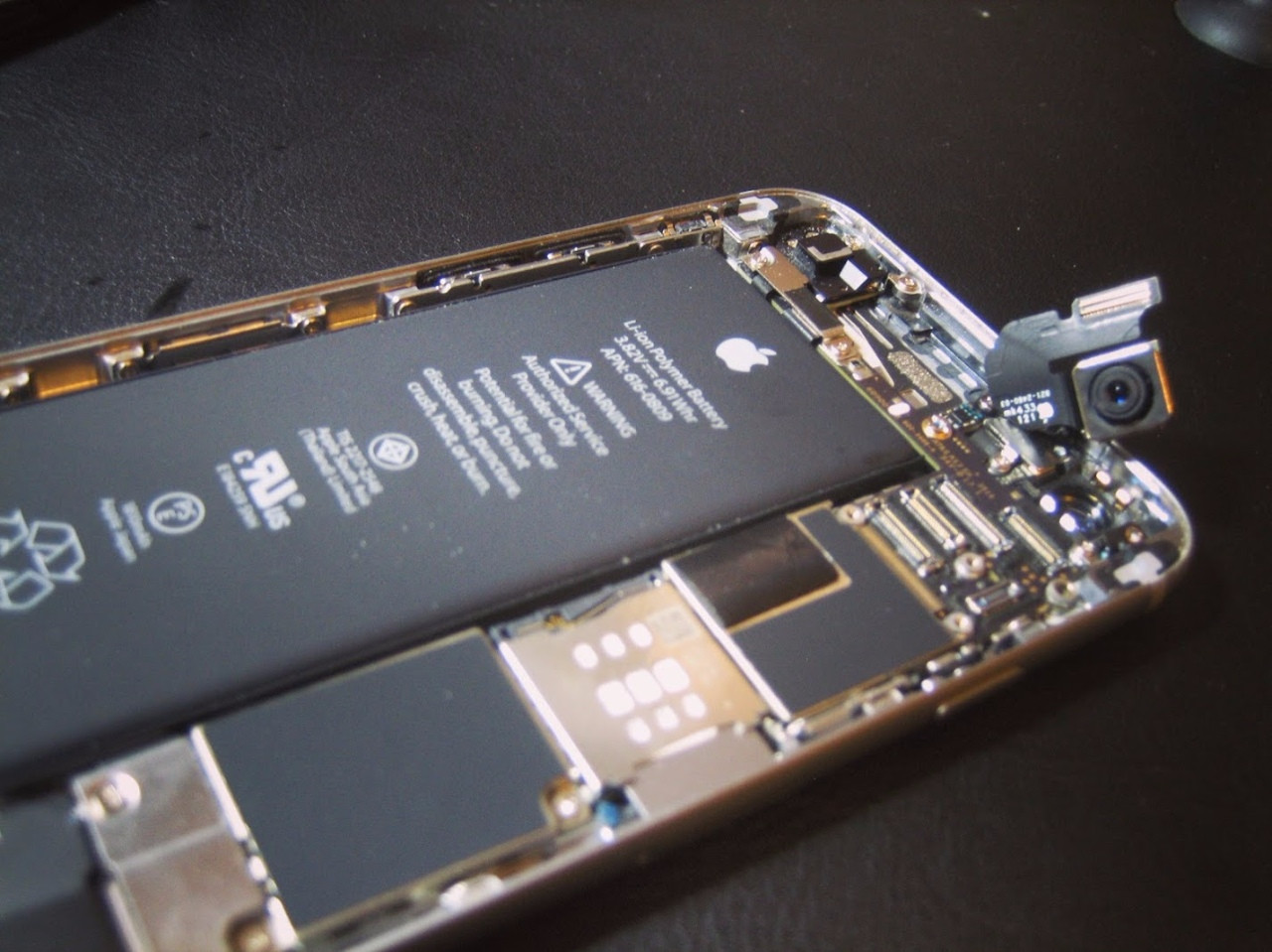 inside of an iPhone